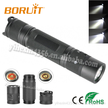Boruit EFL0857 Rechargeable Aluminum Alloy X2R USB Flashlight
